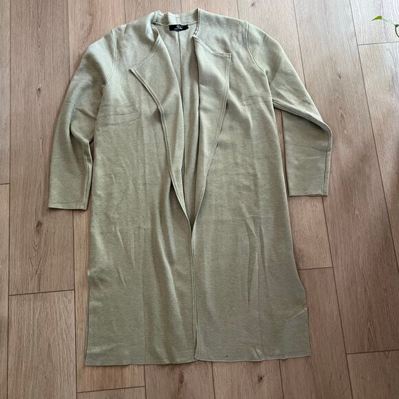 Lillusory Women’s Green Long Cardigan Sweater Size L - Picture 3 of 8